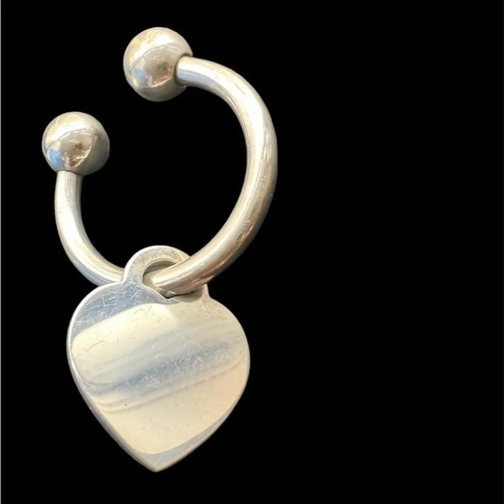 Tiffany & Co Heart Tag Keychain Y2K - Picture 1 of 3